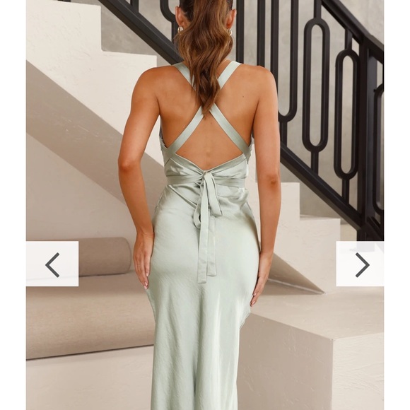 This is the Zendaya style dress from Billy J in Sage. - Picture 2 of 4